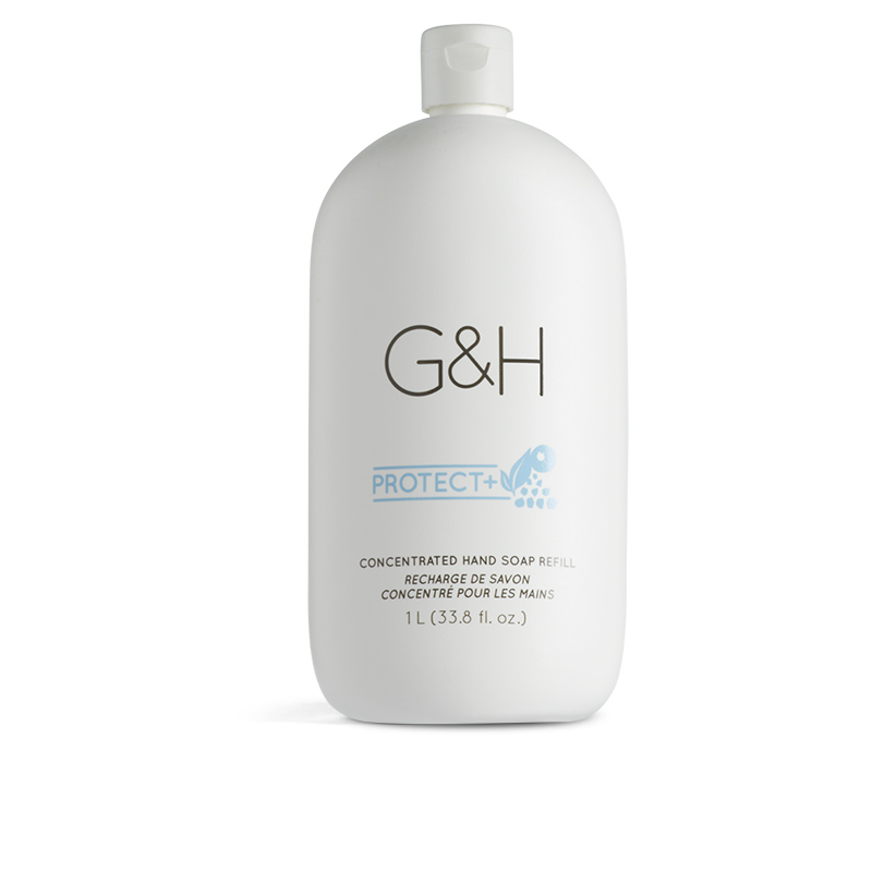 Жидкое концентрированное мыло для рук G&H PROTECT+™, сменная упаковка (123398) Жидкое концентрированное мыло для рук G&H PROTECT+™, сменная упаковка (123398)