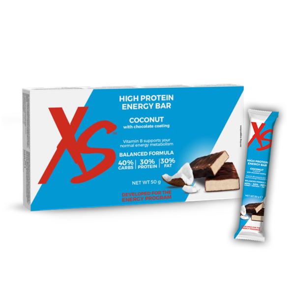 High Protein Energy Bar XS™ – Kookospähklimaitseline šokolaadikattega (127731) High Protein Energy Bar XS™ – Kookospähklimaitseline šokolaadikattega (127731)