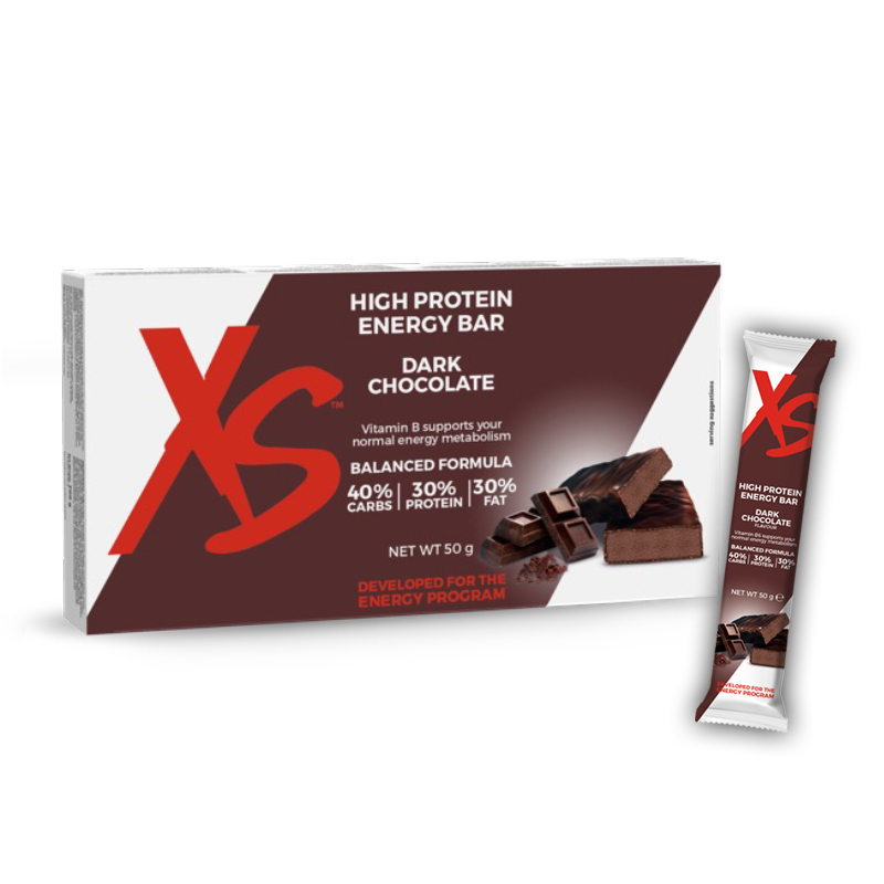 High Protein Energy Bar XS™ – Tumeda šokolaadi maitseline (127730) High Protein Energy Bar XS™ – Tumeda šokolaadi maitseline (127730)